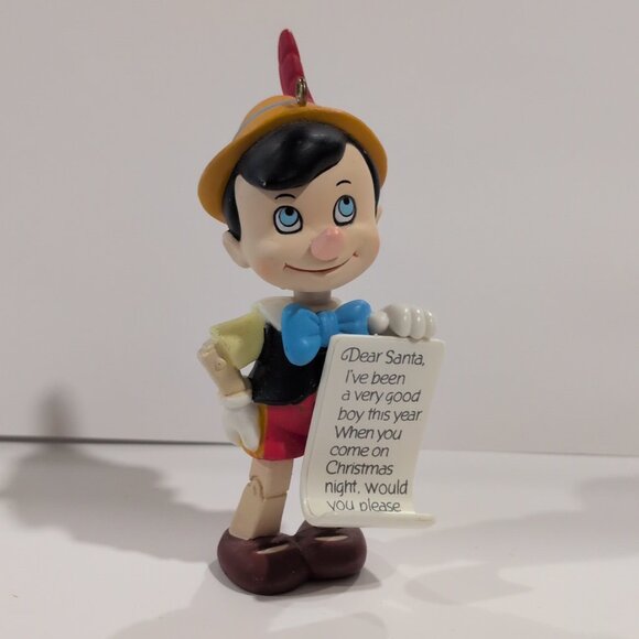Walt Disney Other - Vintage Grolier Collectable Pinocchio Disney Christmas Magic Ornament 1987